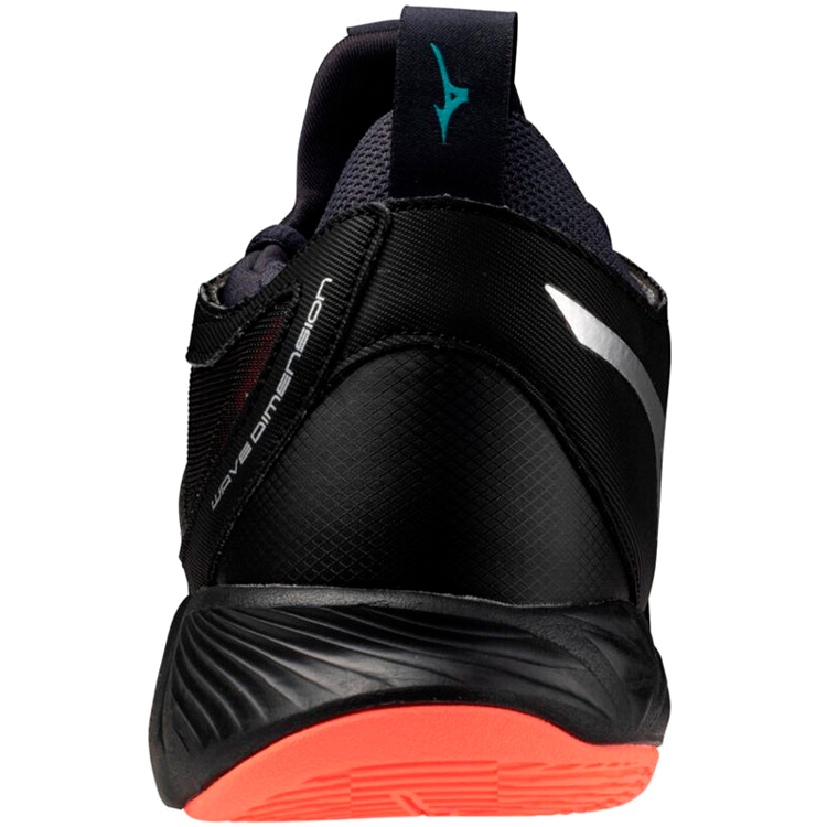 Кроссовки Mizuno WAVE DIMENSION / Унисекс / 38.5 / Черный/Красный/Голубой photo 5